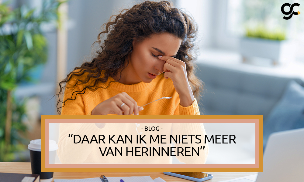 “Daar kan ik me niets meer van herinneren.”