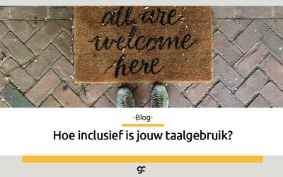 Stimuleer inclusieve taal in jouw organisatie!